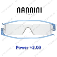 Nannini ทรงเล็ก ขาสีฟ้าอ่อน เบอร์ +200