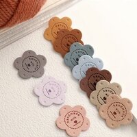 แผ่นหนัง Handmade คละสี (แบบโหล)