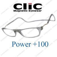 Clic Reader +100 สีเทา