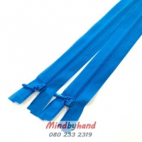 ซิปซ่อนถอดได้ 10 นิ้ว สีฟ้าเข้ม