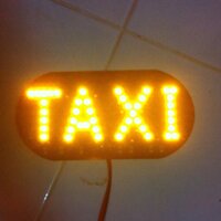 ป้ายไฟ Taxi LED สีเหลือง