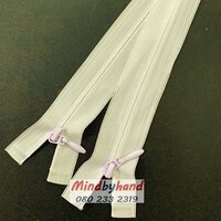 ซิปซ่อนถอดได้ 10 นิ้ว สีครีมเหลือง
