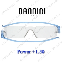 Nannini ทรงเล็ก ขาสีฟ้าอ่อน เบอร์ +150