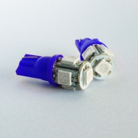 T10 5 LED ฟ้า