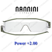 Nannini ทรงเล็ก ขาสีเขียว เบอร์ +200