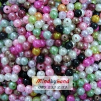 ลูกปัดพลาสติก กลม ขนาด 10 มิล (ถุงเล็ก)