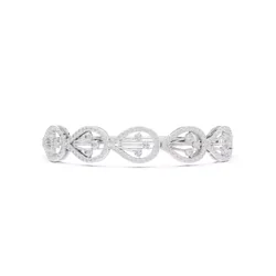 กำไลข้อมือเพชรโมอีส Leaf Shape Floral Theme Diamond Bracelet