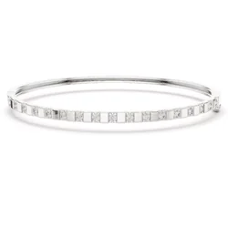 กำไลข้อมือเพชรโมอีส New Trending Design Round Diamond Bracelet Woman