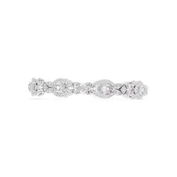 กำไลข้อมือเพชรโมอีส Round Oval Marquise Diamond Bracelet