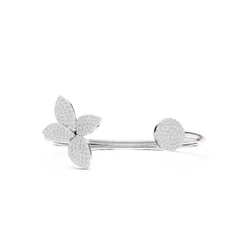 กำไลข้อมือเพชรโมอีส Toi Et Moi Flower Design Round Diamond Bracelet