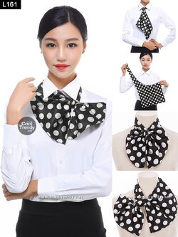 ผ้าพันคอสำเร็จรูป ผ้ายูนิฟอร์ม uniform ผ้าไหมซาติน : L161