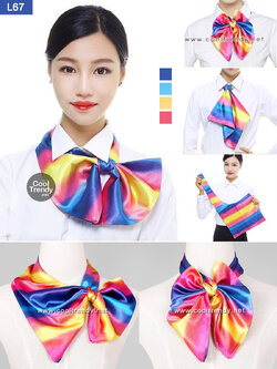 ผ้าพันคอยูนิฟอร์ม ผ้าพันคอสำเร็จรูป Uniform Scarf L67
