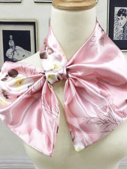 L711 ผ้าพันคอสำเร็จรูป ผ้ายูนิฟอร์ม uniform ผ้าไหมซาติน