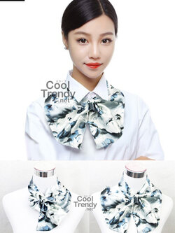 L138 ผ้าพันคอสำเร็จรูป ผ้ายูนิฟอร์ม uniform ผ้าไหมซาติน