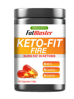 พร้อมส่งฟรี คีโตลดความอ้วน Naturopathica Fatblaster Keto Fit Fire 60 แคปซูล ออสเตรเลีย