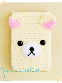 ซองใส่โทรศัพท์มือถือไหมพรม โคะรีแลคคุมะ “KORILAKKUMA”