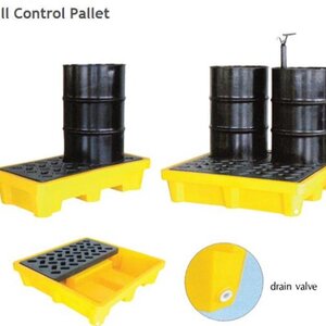 พาเลทรองสารเคมีรั่วไหล