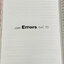 ►อังกฤษม.ปลาย◄ หนังสือ English 1,000 Errors เน้นฝึกทำโจทย์พาร์ท Error โดยนักเรียนทุนเล่าหลวง มีโจทย์ 20 ชุด รวมทั้งหมด 1,000 ข้อ มีเฉลยอย่างละเอียดครบทุกข้อครบทั้งเล่ม ในหนังสือมีเขียนเล็กน้อย หนังสือหายาก ขายเกินราคาปก