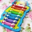 Xylophoneไม้ ชุดสวนสัตว์ ลายสิงโตฟ้า
