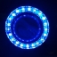 สปอตไลท์ มอเตอร์ไซค์ LED #9 12V 10W มีไฟวงแหวน LED สีฟ้า
